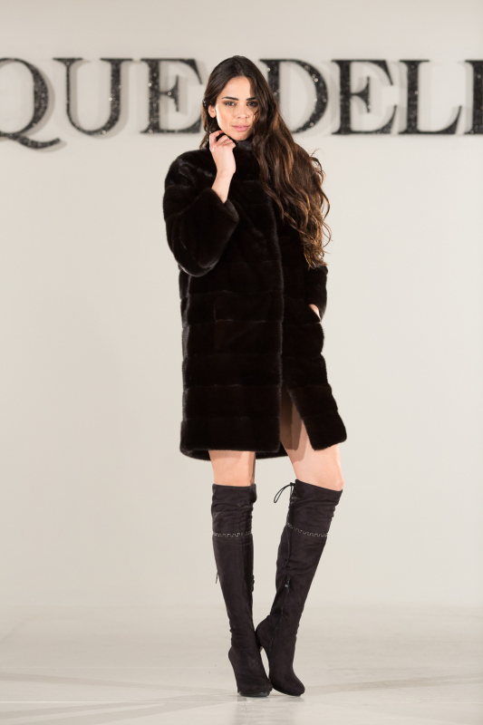Capi continuativi Cappotto visone black