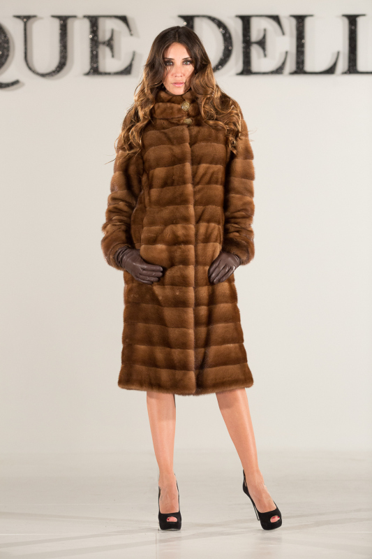 Capi continuativi Cappotto visone demi buff