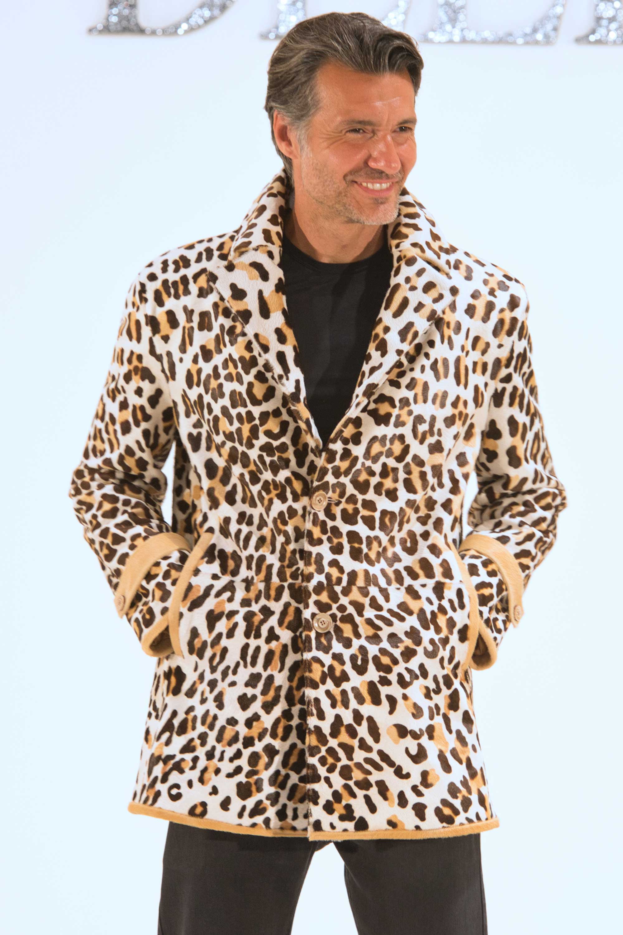 GIACCONE CAVALLINO ANIMALIER E PELLE GIACCONE CAVALLINO ANIMALIER E PELLE
