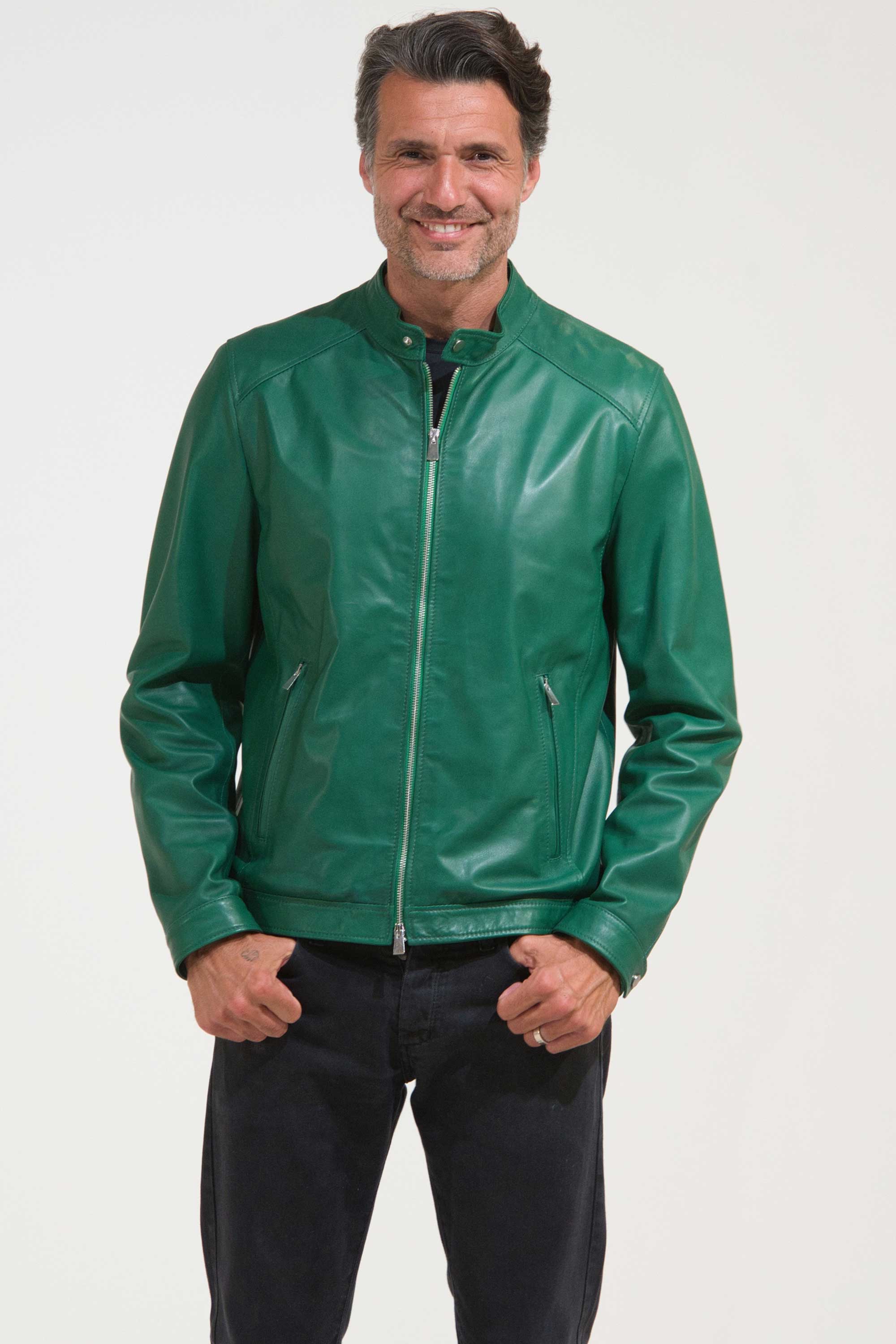 GIUBBINO PELLE GREEN GIUBBINO PELLE GREEN