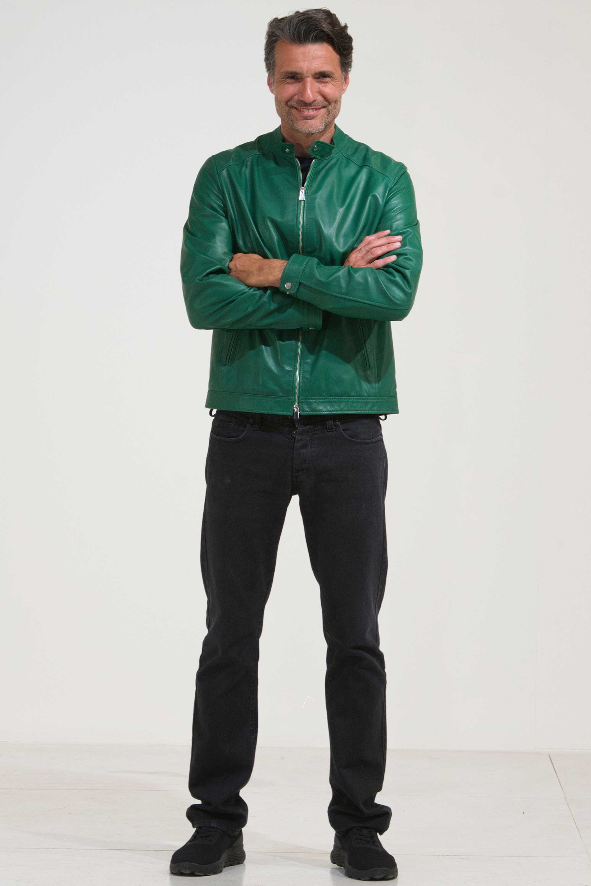 GIUBBINO PELLE GREEN GIUBBINO PELLE GREEN