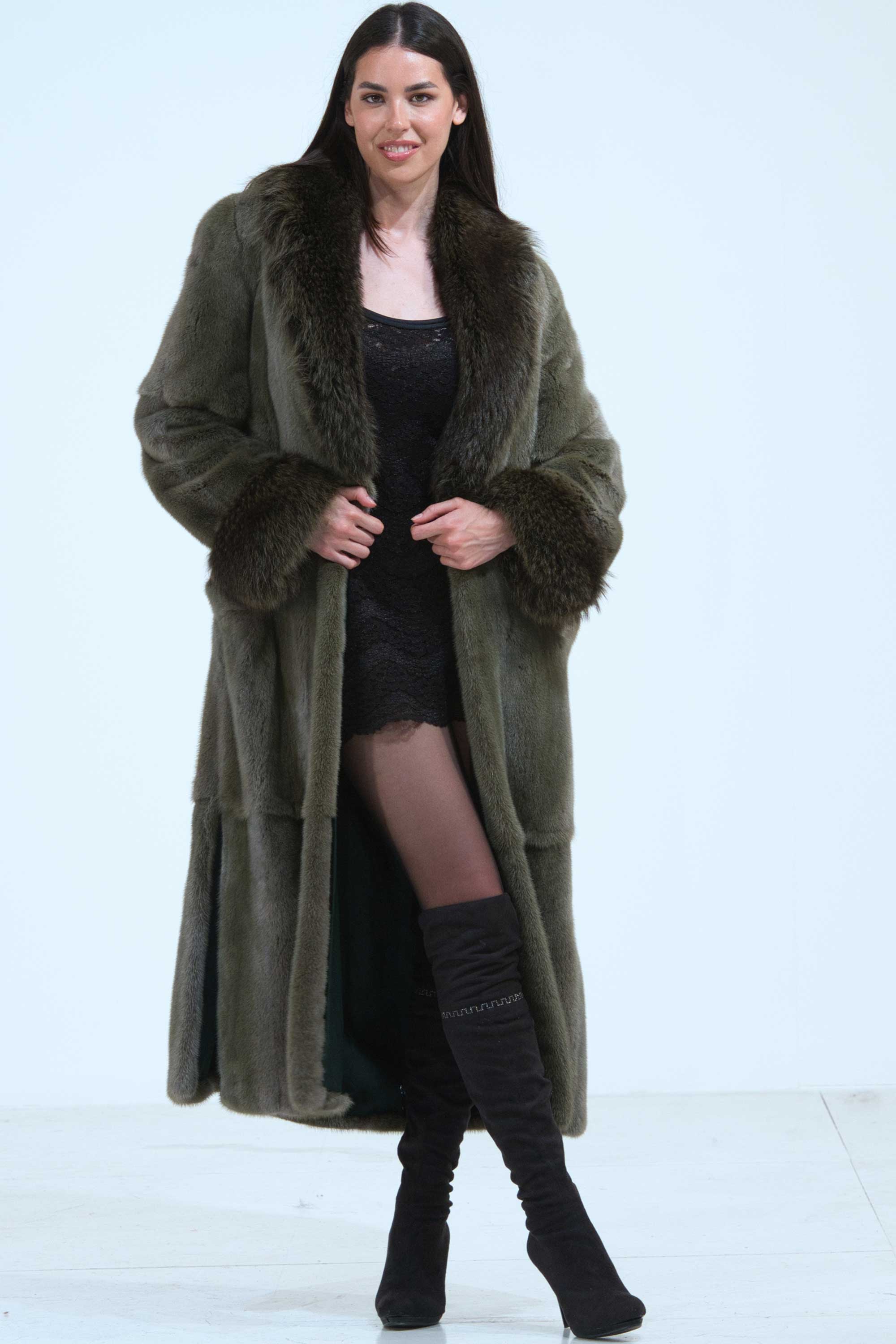 CAPPOTTO VISONE MUSCHIO CAPPOTTO VISONE MUSCHIO