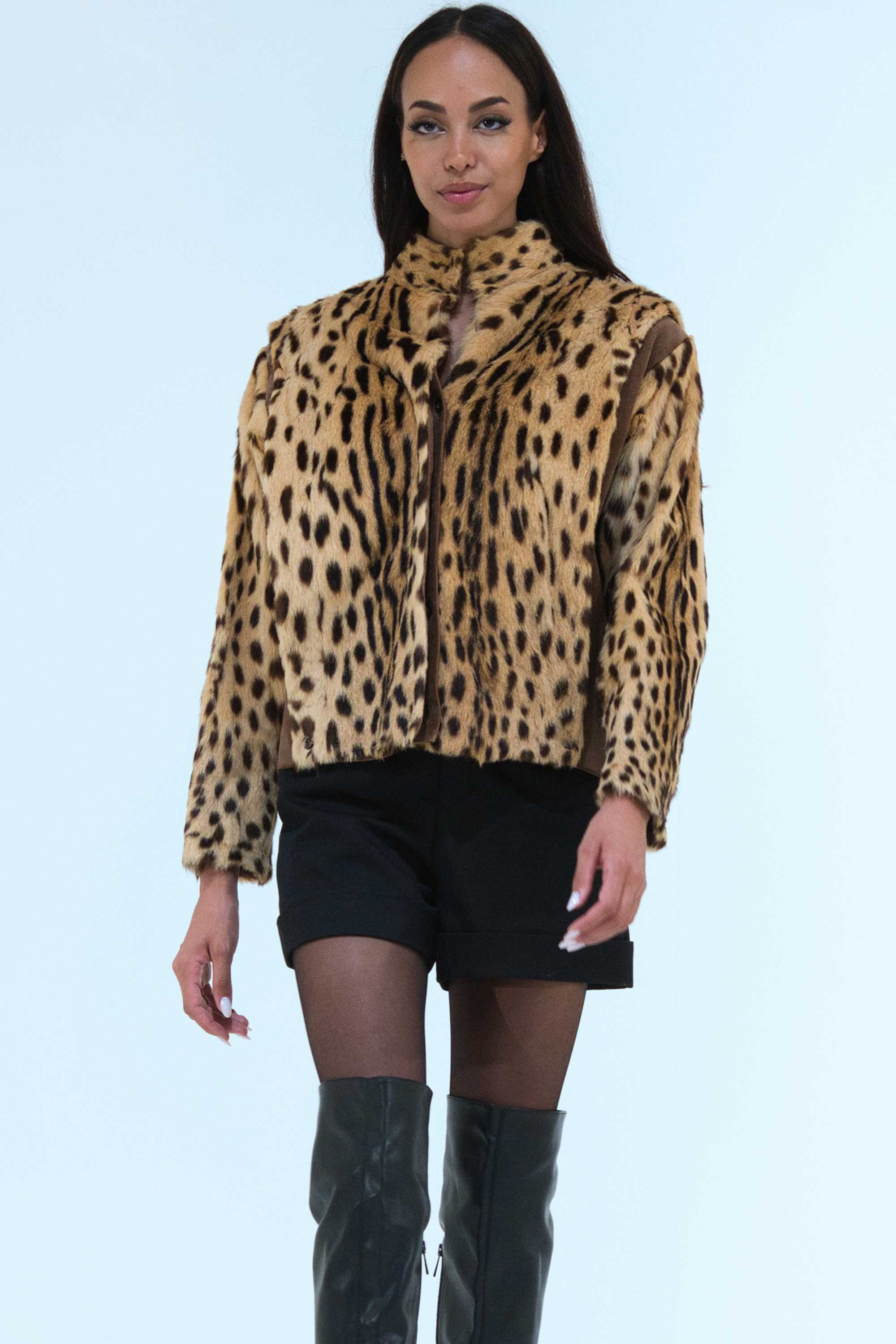 GIUBBOTTO ANIMALIER GIUBBOTTO ANIMALIER